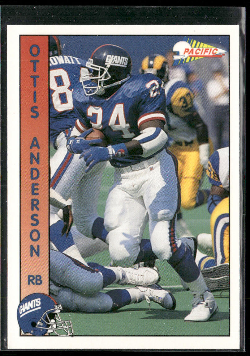 Ottis Anderson 1992 Pacific #541 New York Giants