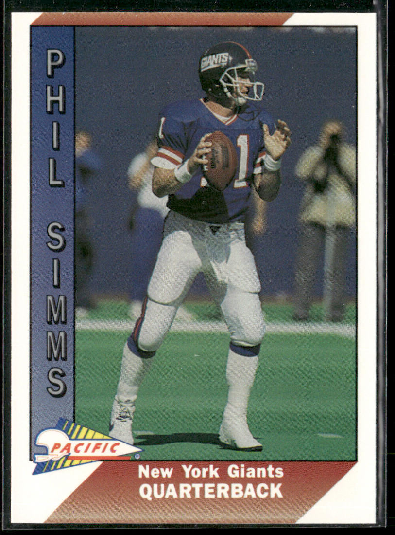 Phil Simms 1991 Pacific #355 New York Giants