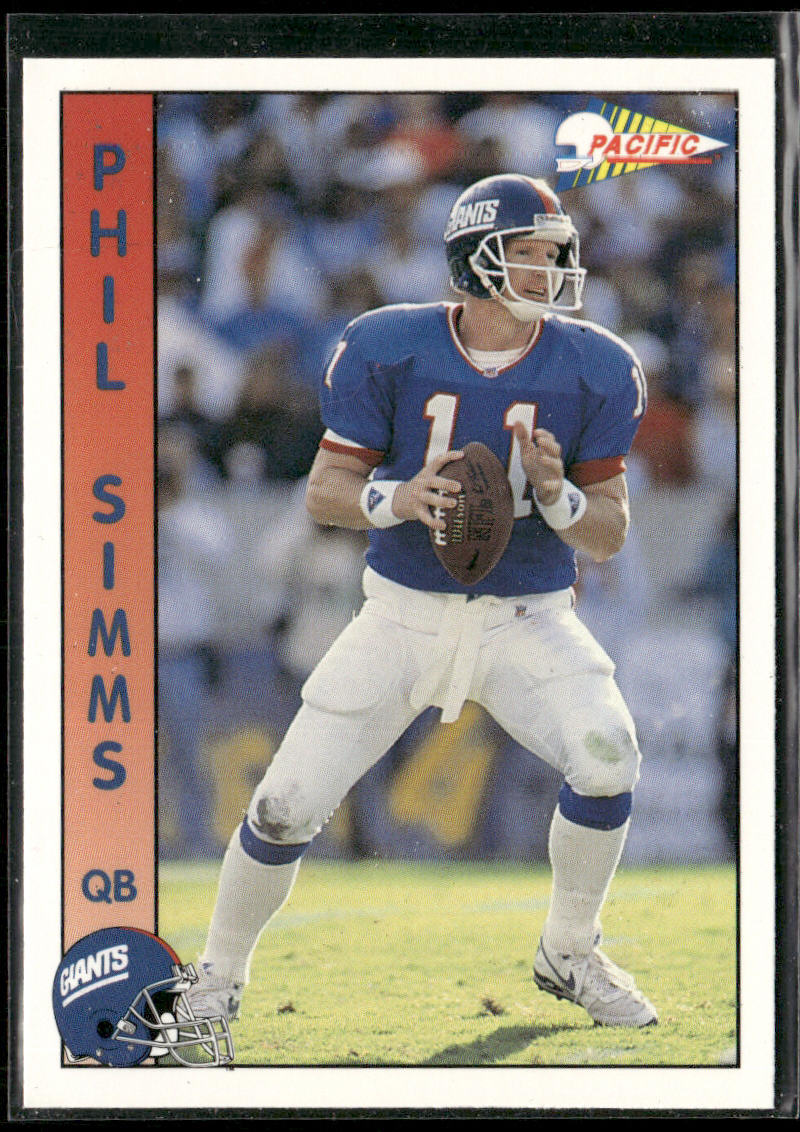 Phil Simms 1992 Pacific #536 New York Giants