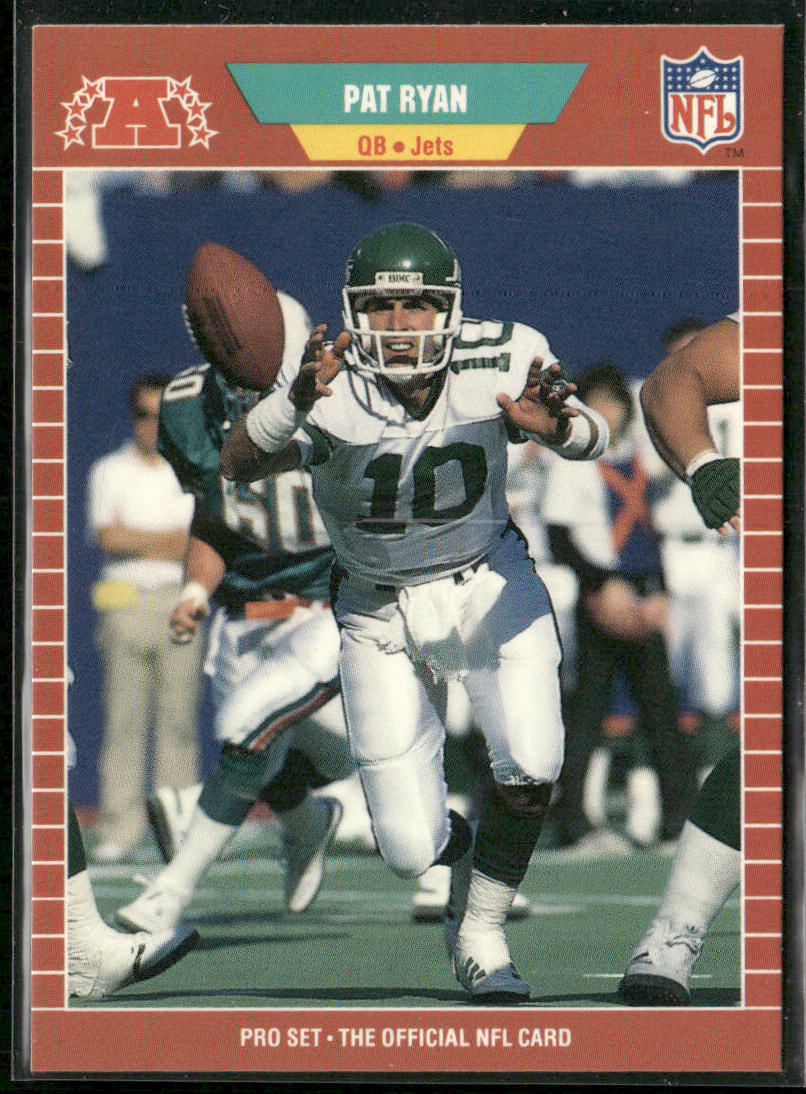 Pat Ryan 1989 Pro Set #306 New York Jets