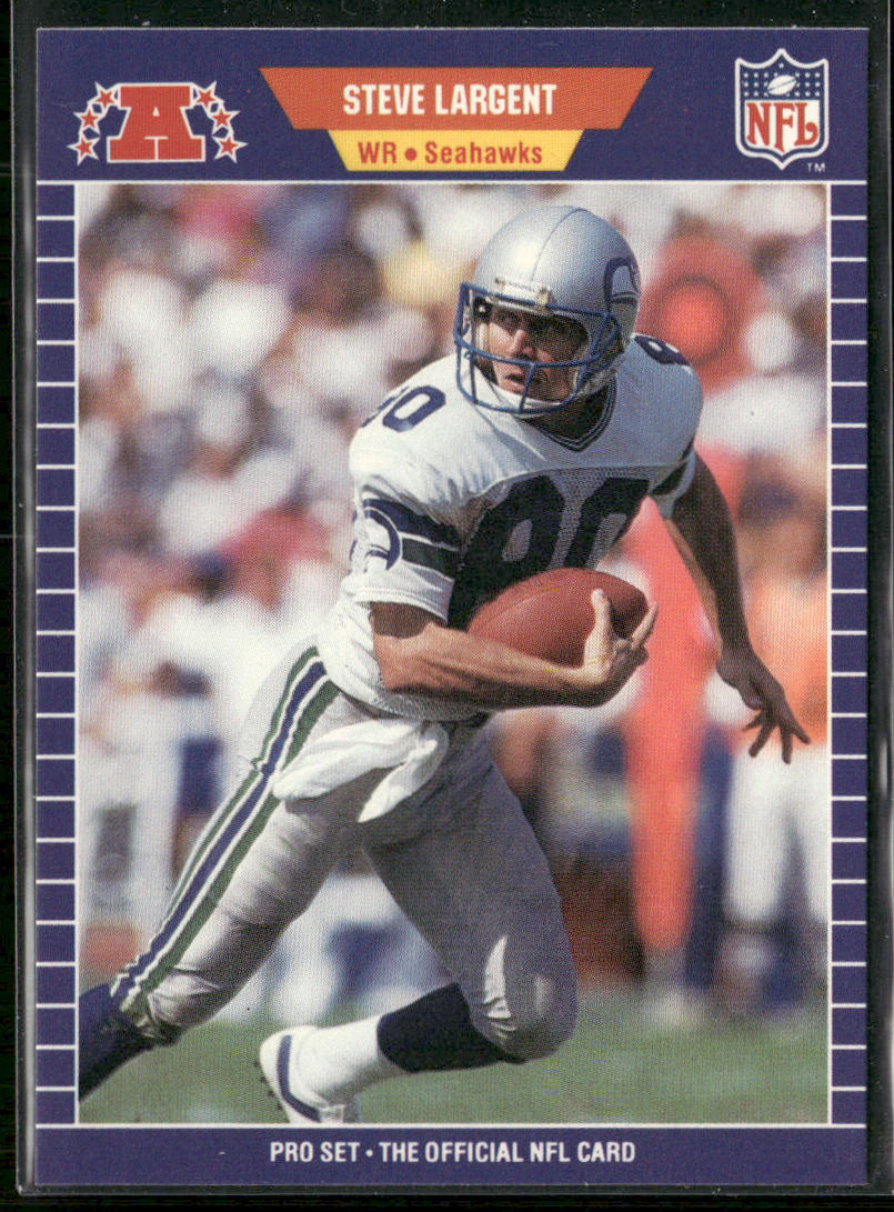 Steve Largent 1989 Pro Set #396 Seattle Seahawks