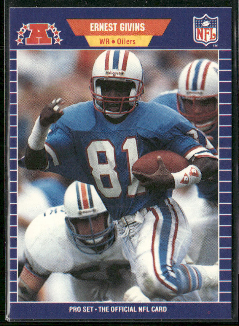 Ernest Givins 1989 Pro Set #143 Houston Oilers