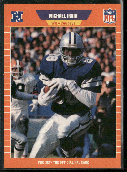 Michael Irvin 1989 Pro Set #89 RC Dallas Cowboys