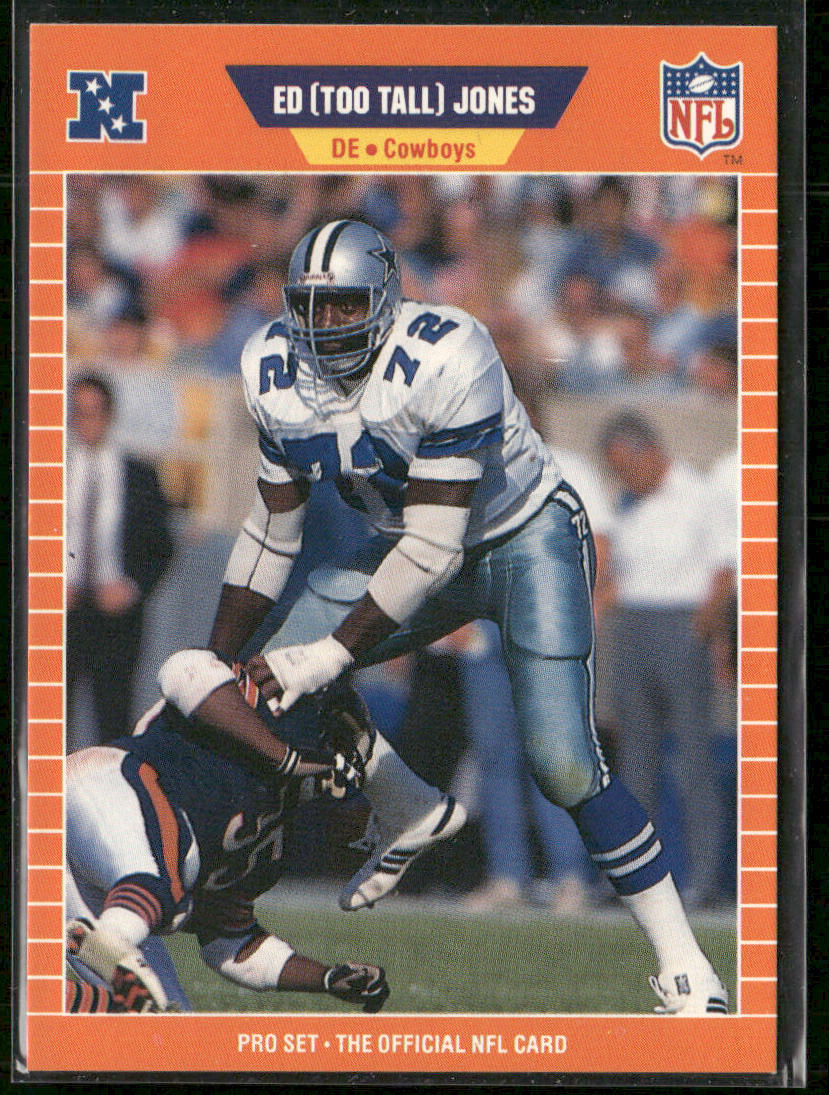 Ed (Too Tall) Jones 1989 Pro Set #91 Dallas Cowboys