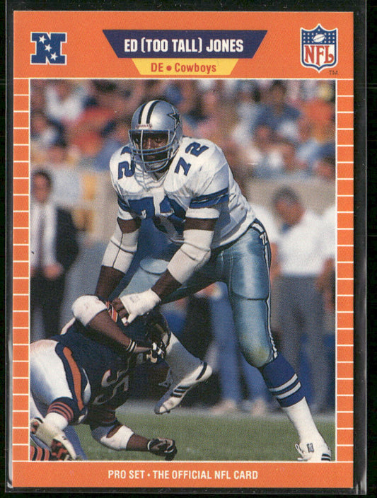 Ed (Too Tall) Jones 1989 Pro Set #91 Dallas Cowboys