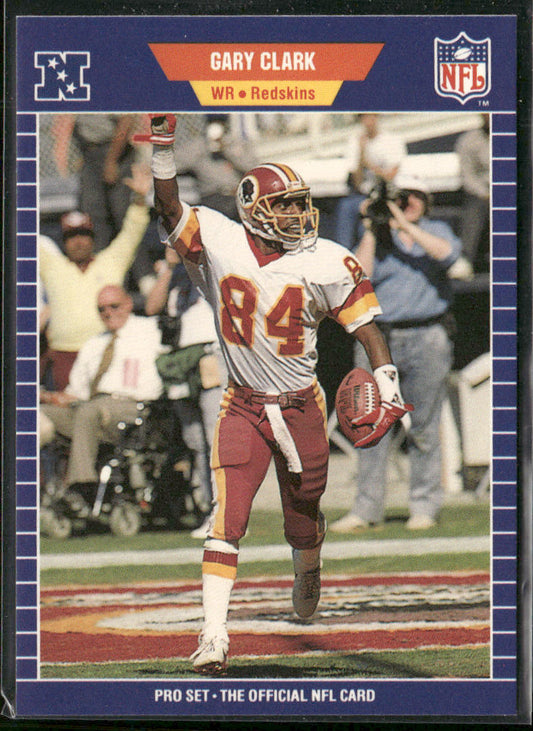 Gary Clark 1989 Pro Set #424 Washington Redskins