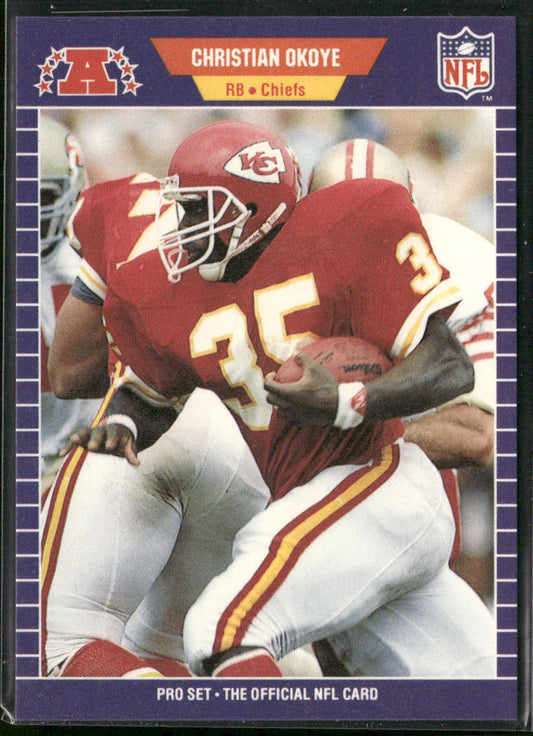 Christian Okoye 1989 Pro Set #176 Kansas City Chiefs