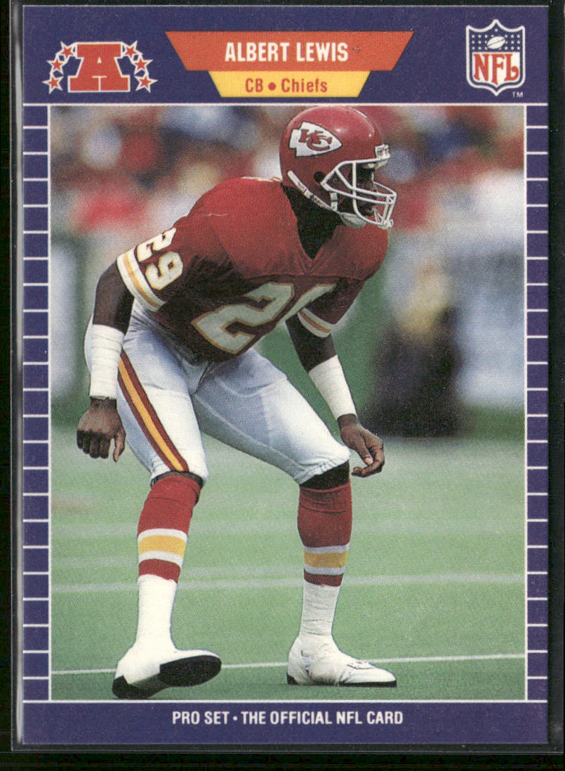 Albert Lewis 1989 Pro Set #173 Kansas City Chiefs