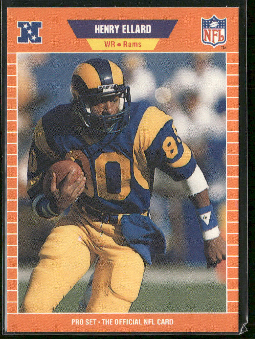 Henry Ellard 1989 Pro Set #198 Los Angeles Rams