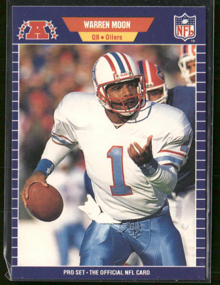 Warren Moon 1989 Pro Set #149 Houston Oilers