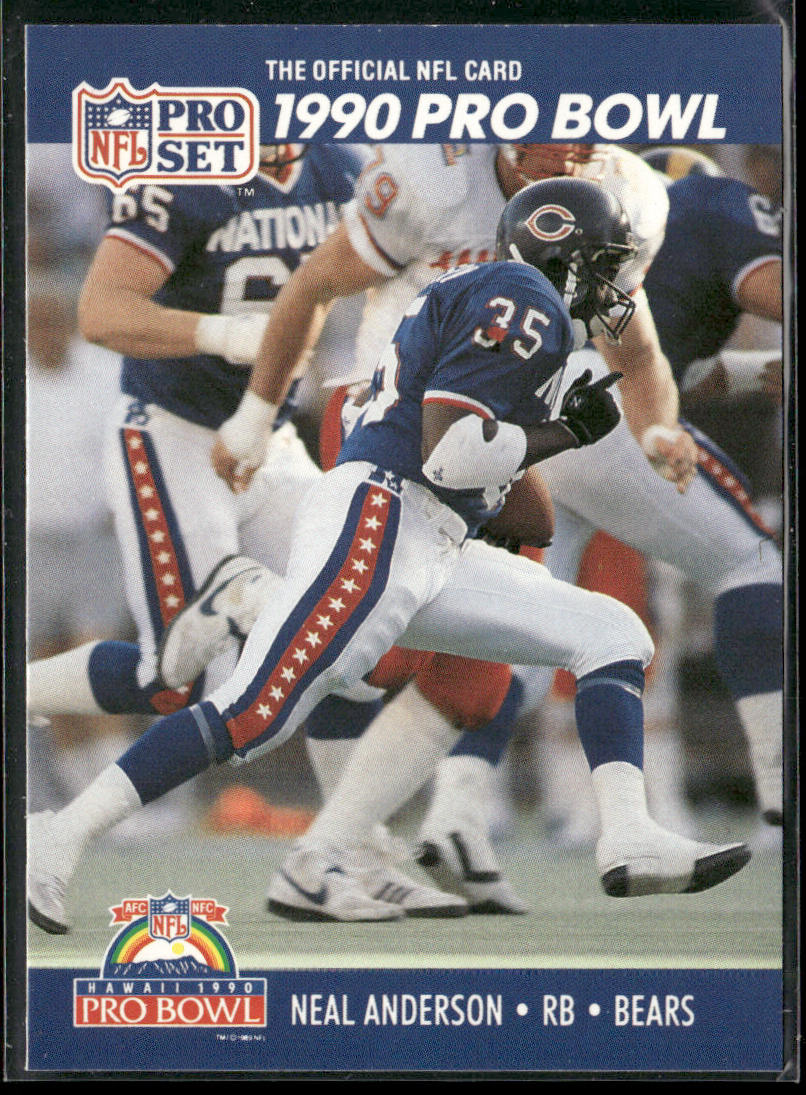 Neal Anderson 1990 Pro Set #380 Chicago Bears
