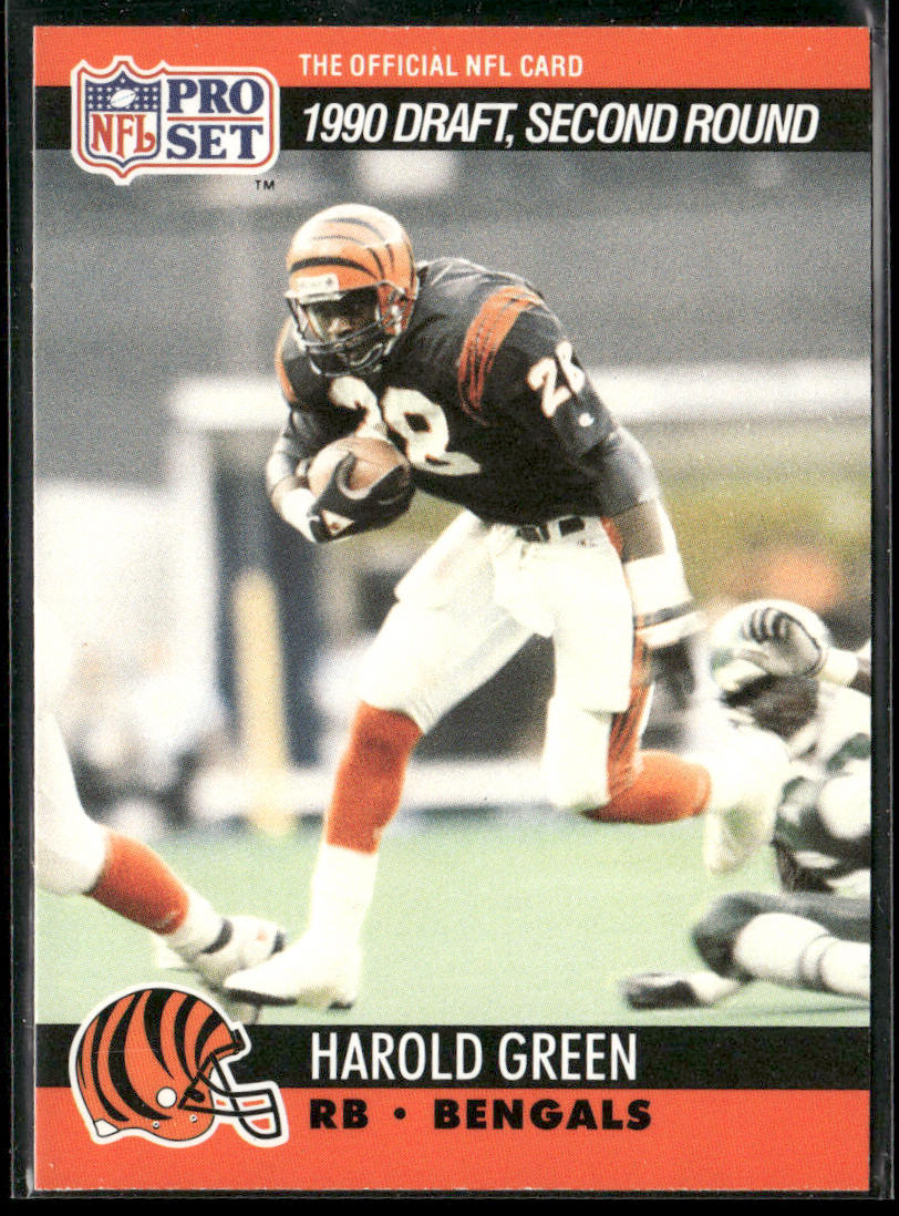 Harold Green 1990 Pro Set #707 RC Cincinnati Bengals