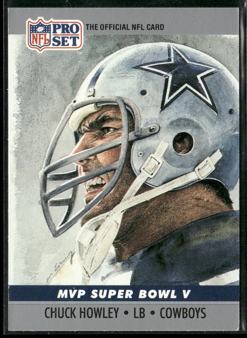 Chuck Howley 1990 Pro Set Super Bowl MVP Collectibles #5 Dallas Cowboys