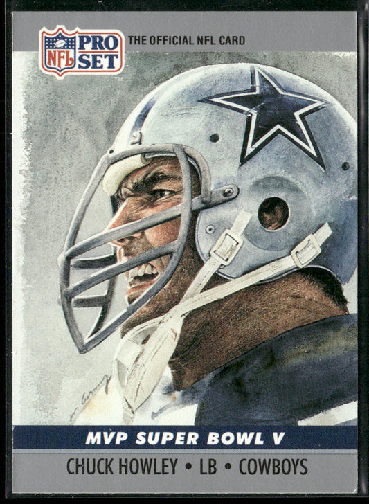 Chuck Howley 1990 Pro Set Super Bowl MVP Collectibles #5 Dallas Cowboys