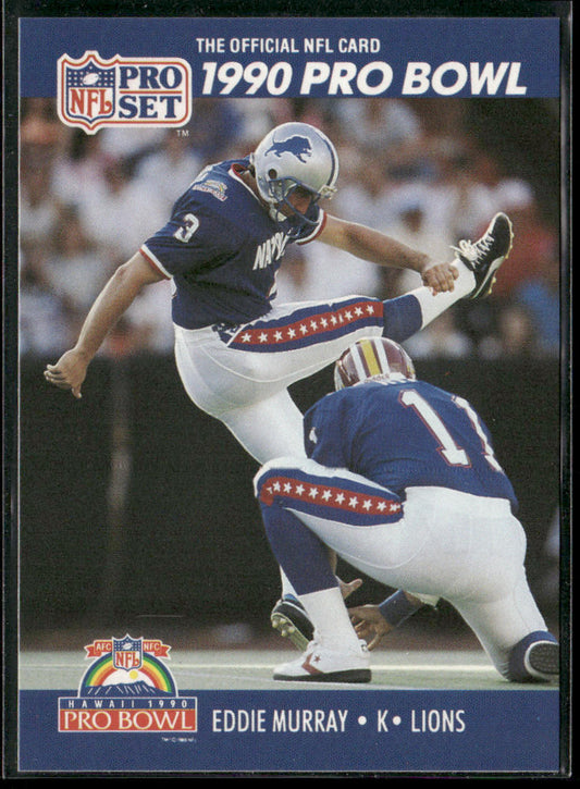 Eddie Murray 1990 Pro Set #409 Detroit Lions