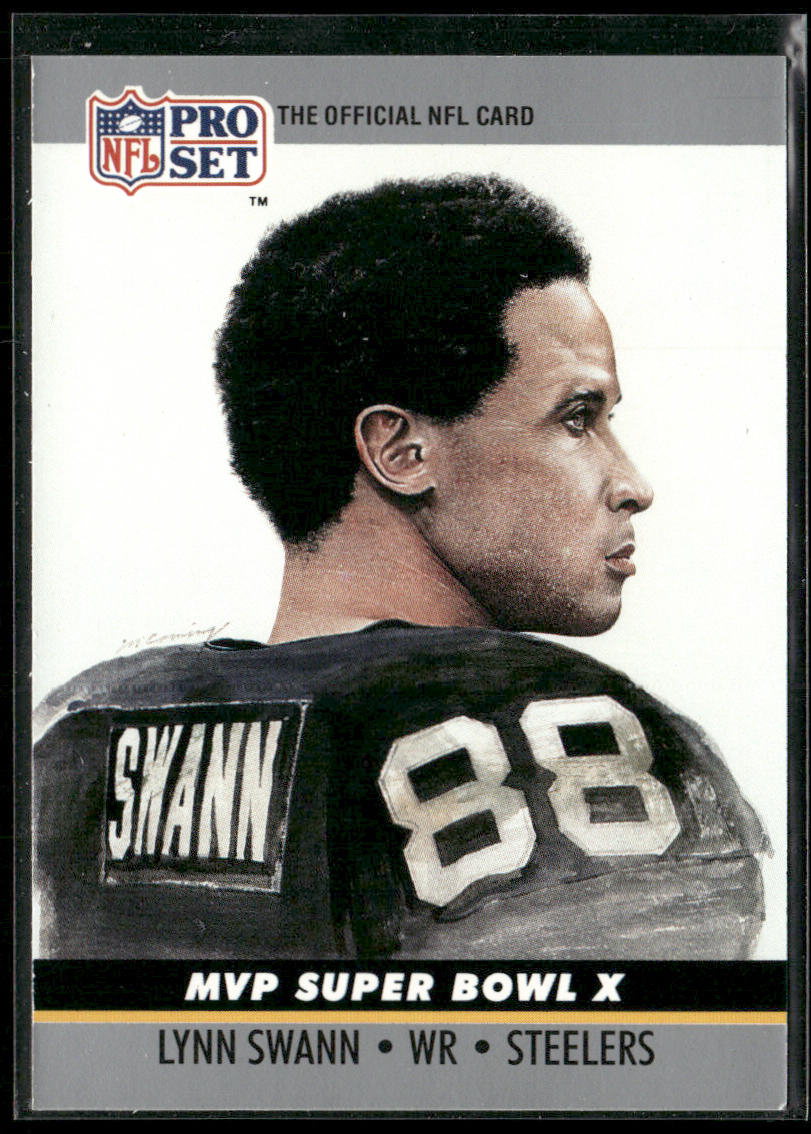 Lynn Swann 1990 Pro Set Super Bowl MVP Collectibles #10 Pittsburgh Steelers