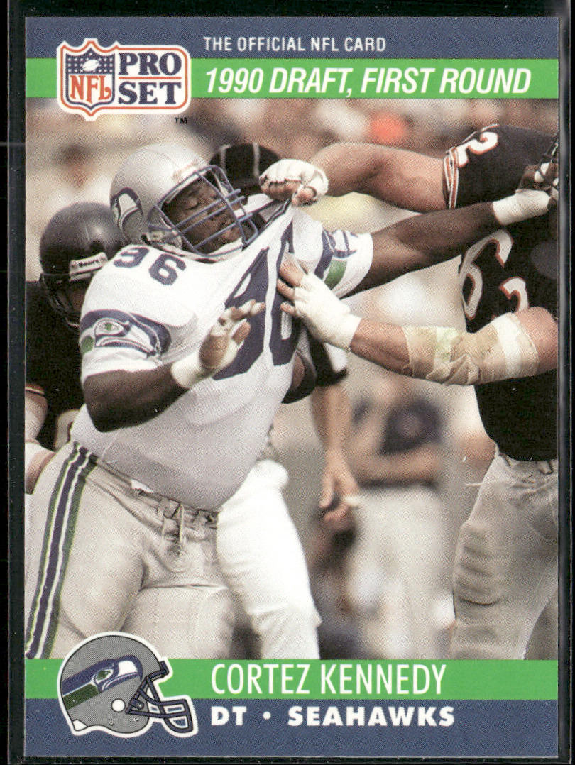 Cortez Kennedy 1990 Pro Set #671 RC Seattle Seahawks