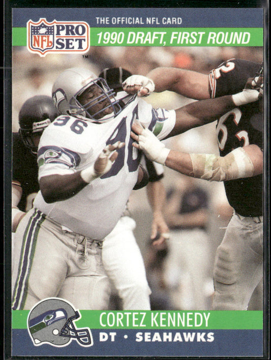 Cortez Kennedy 1990 Pro Set #671 RC Seattle Seahawks