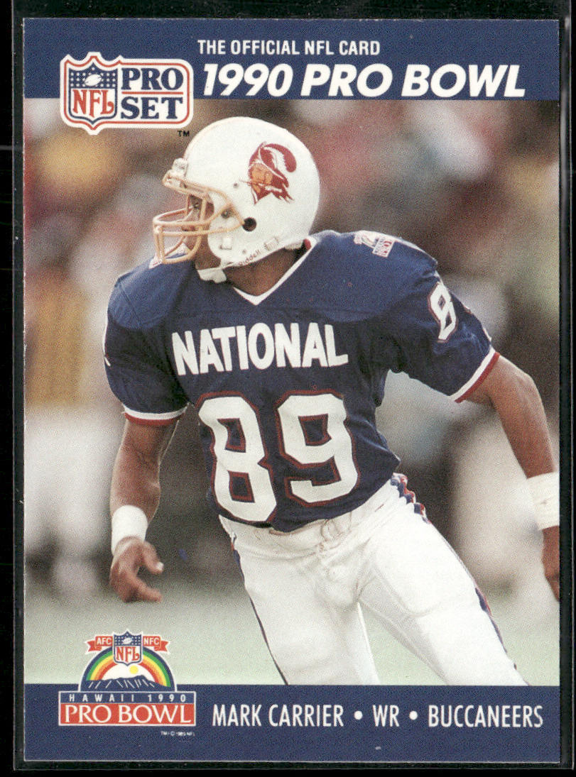 Mark Carrier 1990 Pro Set #384 Tampa Bay Buccaneers