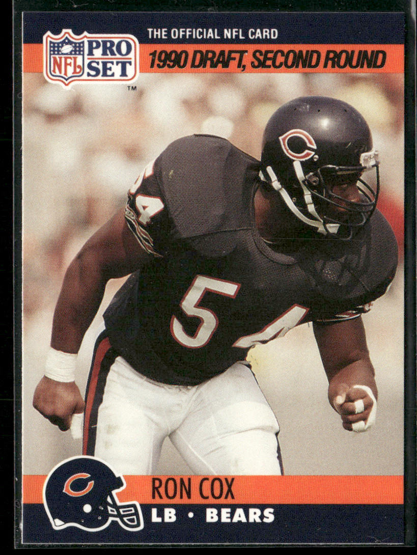 Ron Cox 1990 Pro Set #702 RC Chicago Bears