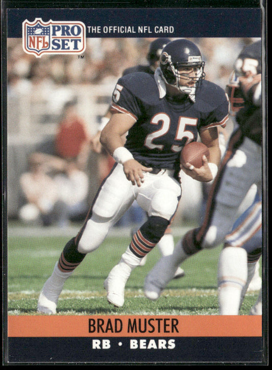 Brad Muster 1990 Pro Set #454 Chicago Bears