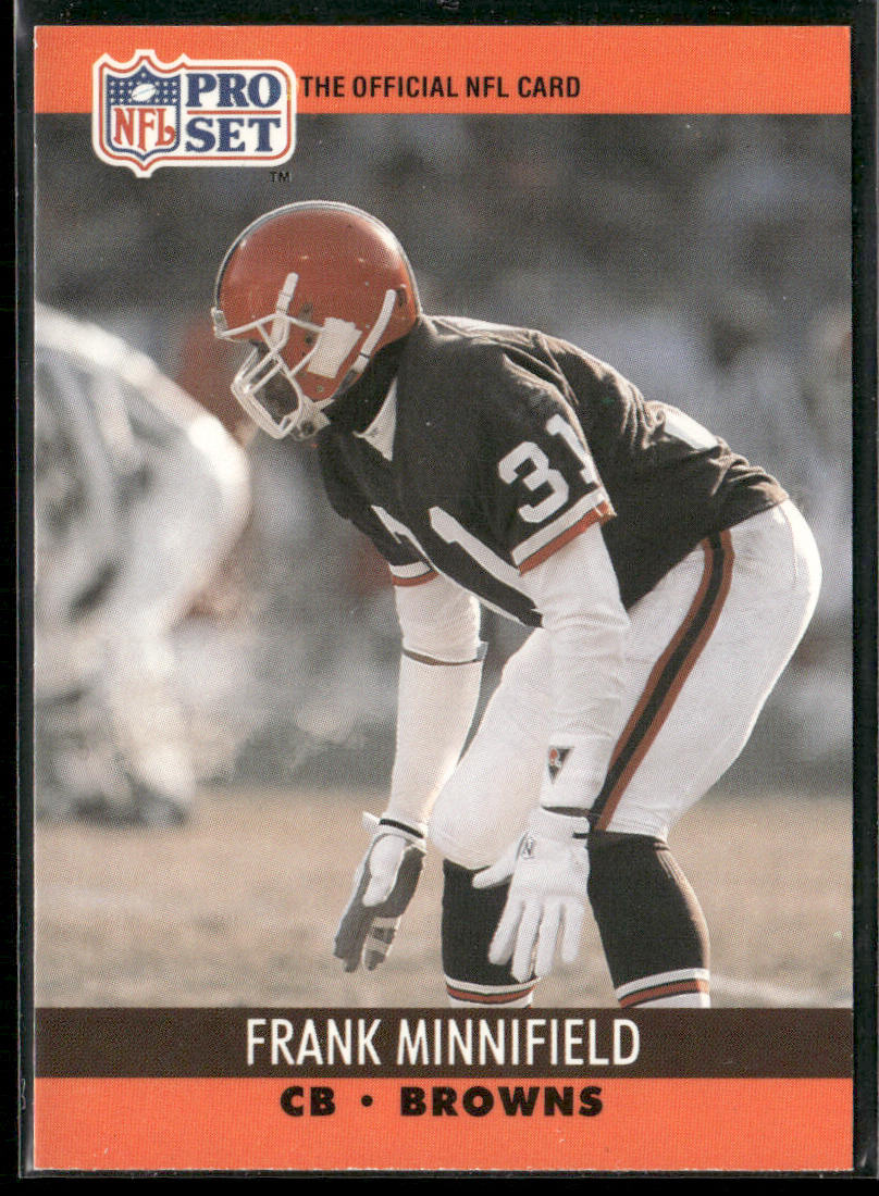 Frank Minnifield 1990 Pro Set #475 Cleveland Browns
