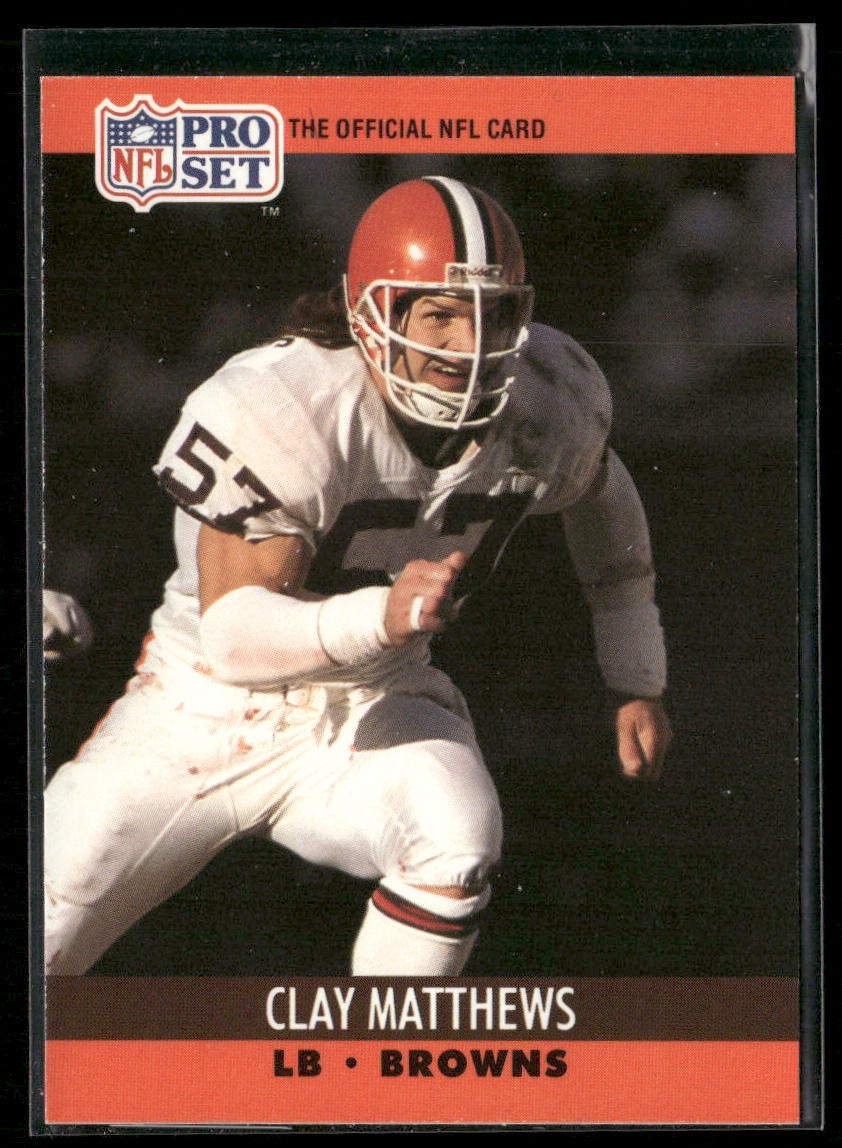Clay Matthews 1990 Pro Set #474 Cleveland Browns