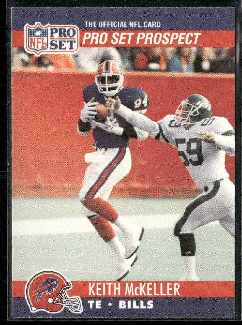 Keith McKeller 1990 Pro Set #726 RC Buffalo Bills
