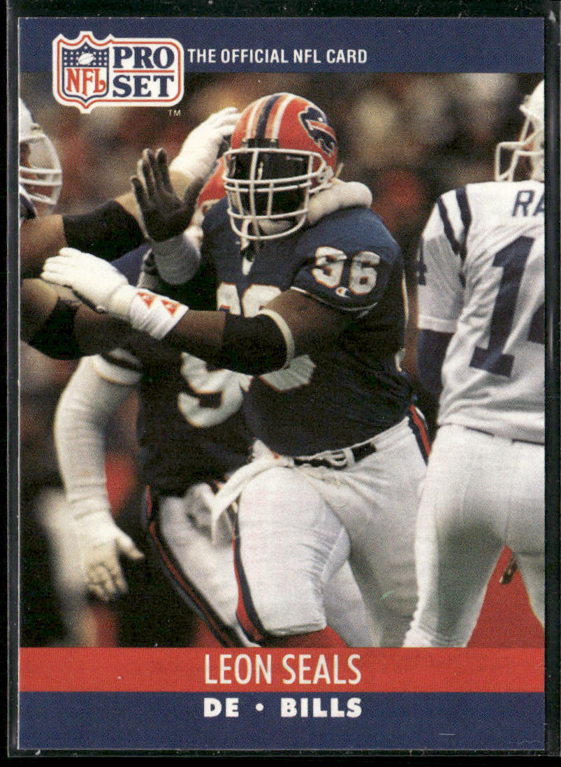 Leon Seals 1990 Pro Set #442 RC Buffalo Bills