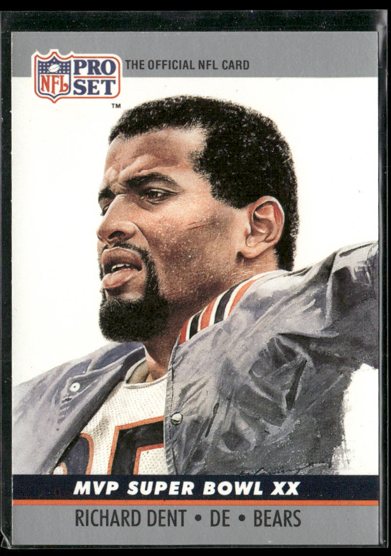 Richard Dent 1990 Pro Set Super Bowl MVP Collectibles #20 Chicago Bears