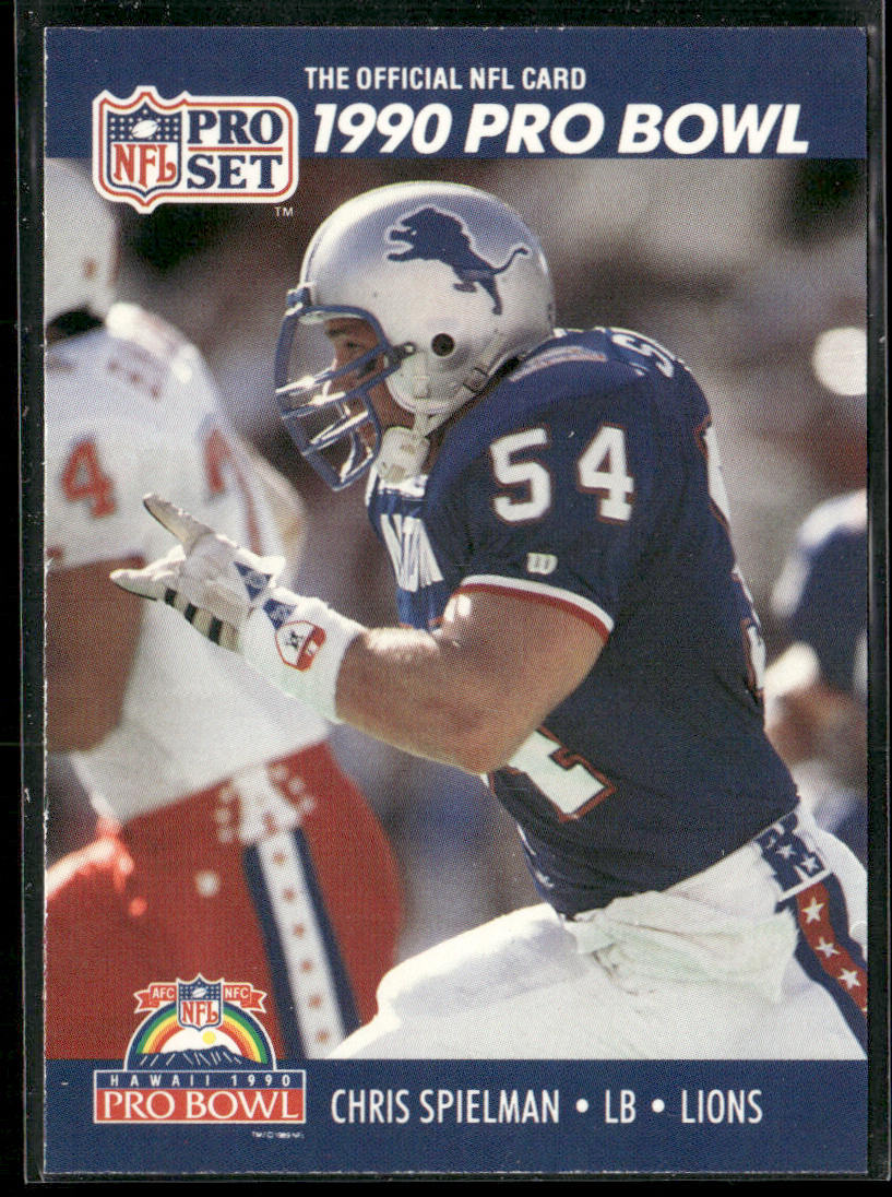 Chris Spielman 1990 Pro Set #419 Detroit Lions