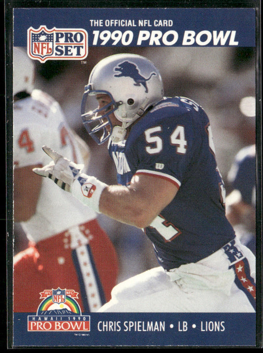 Chris Spielman 1990 Pro Set #419 Detroit Lions
