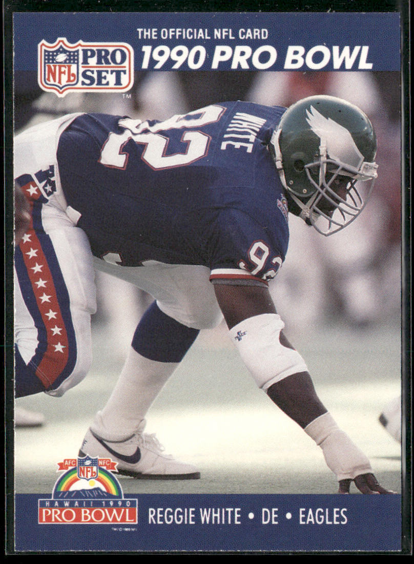 Reggie White 1990 Pro Set #423 Philadelphia Eagles