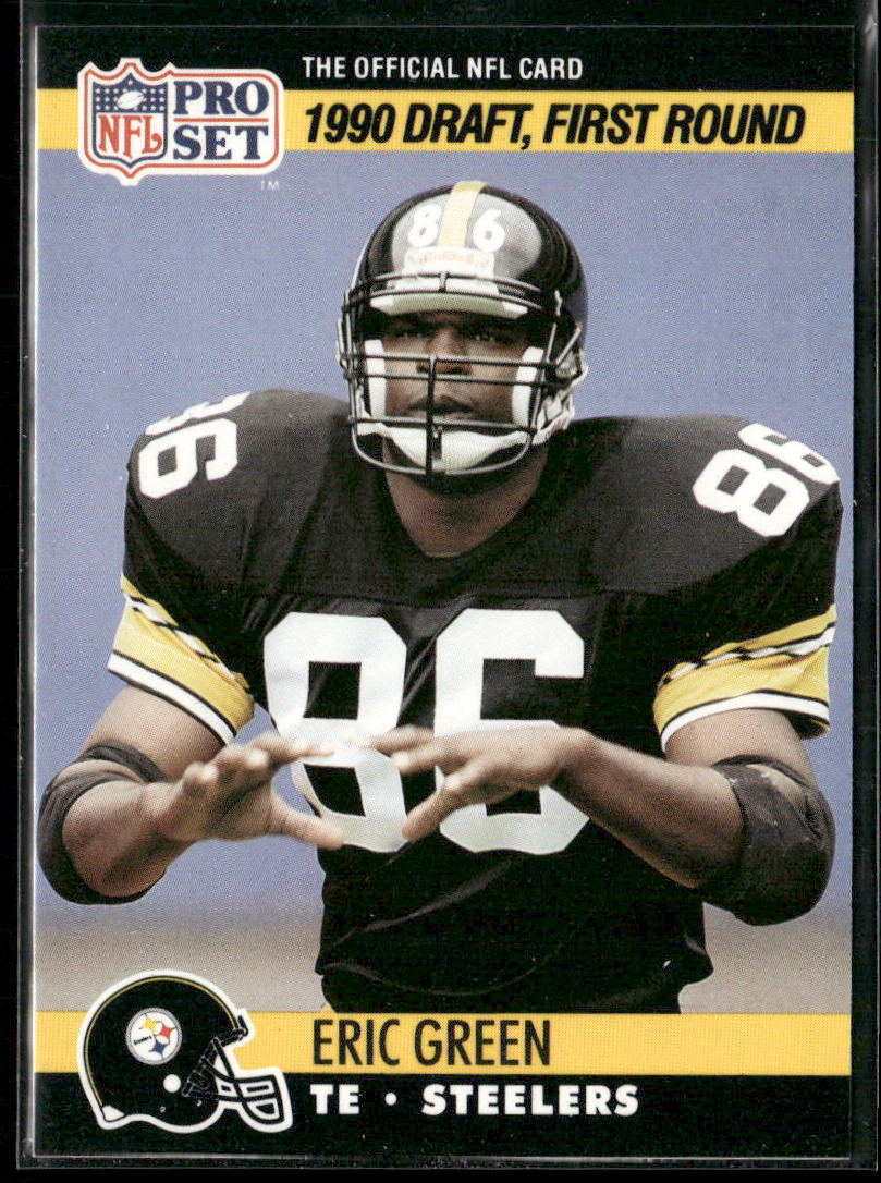 Eric Green 1990 Pro Set #689 RC Pittsburgh Steelers