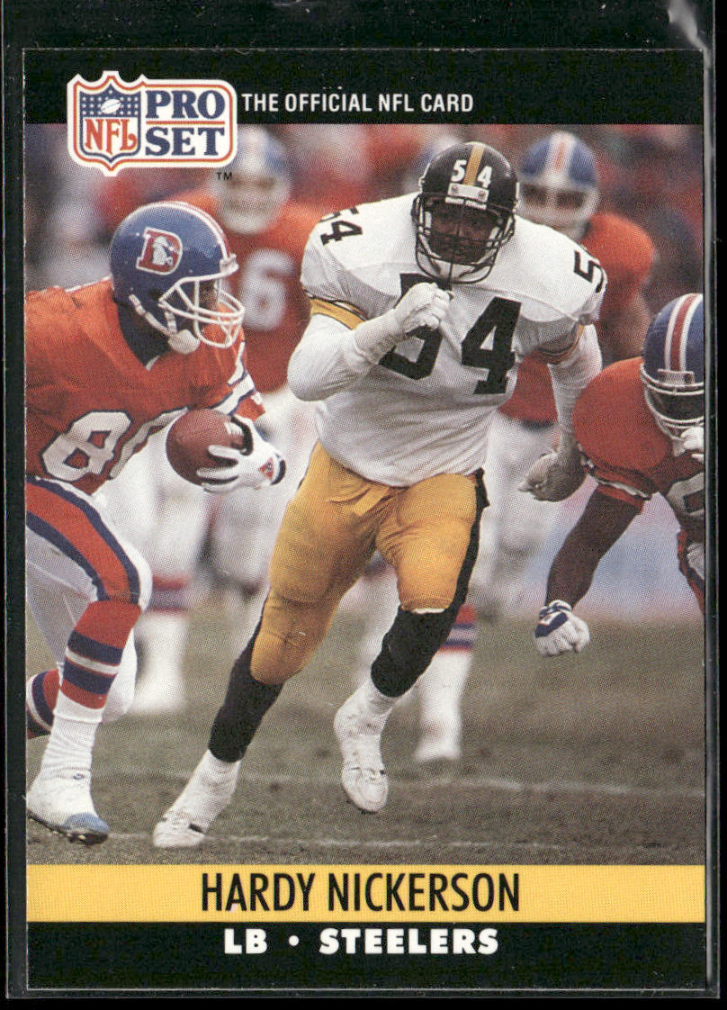 Hardy Nickerson 1990 Pro Set #624 Pittsburgh Steelers