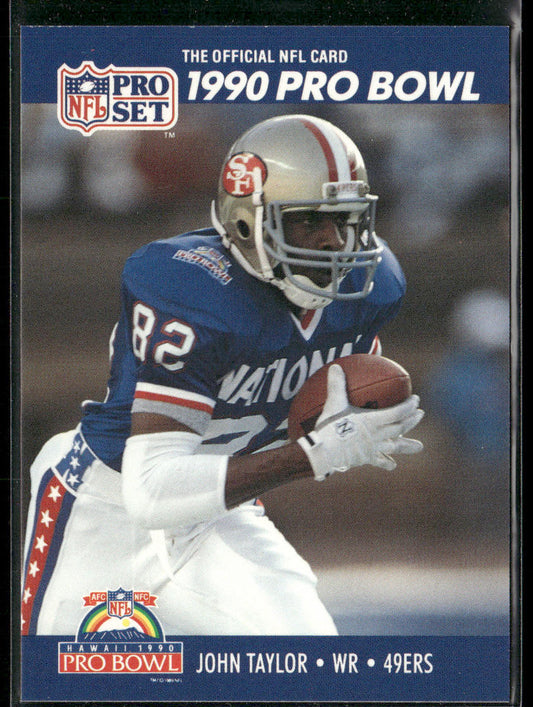 John Taylor 1990 Pro Set #421 San Francisco 49ers