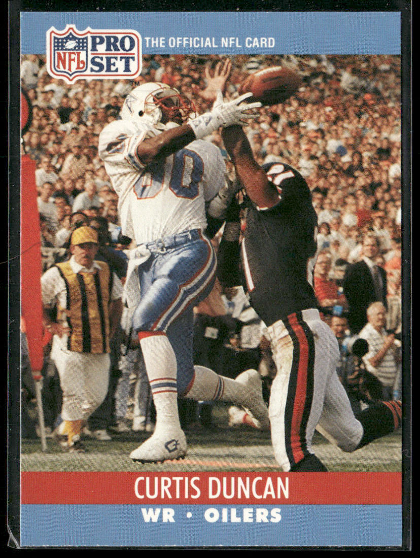 Curtis Duncan 1990 Pro Set #509 Houston Oilers