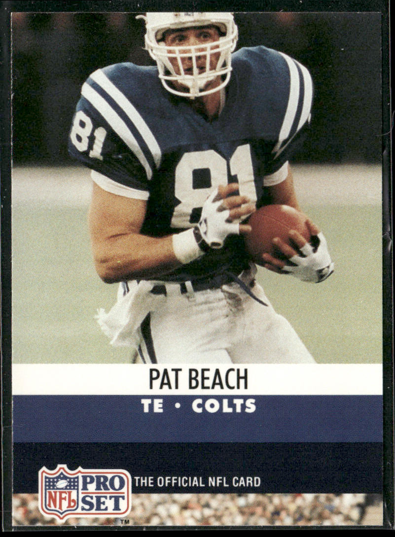 Pat Beach 1990 Pro Set #520 Indianapolis Colts
