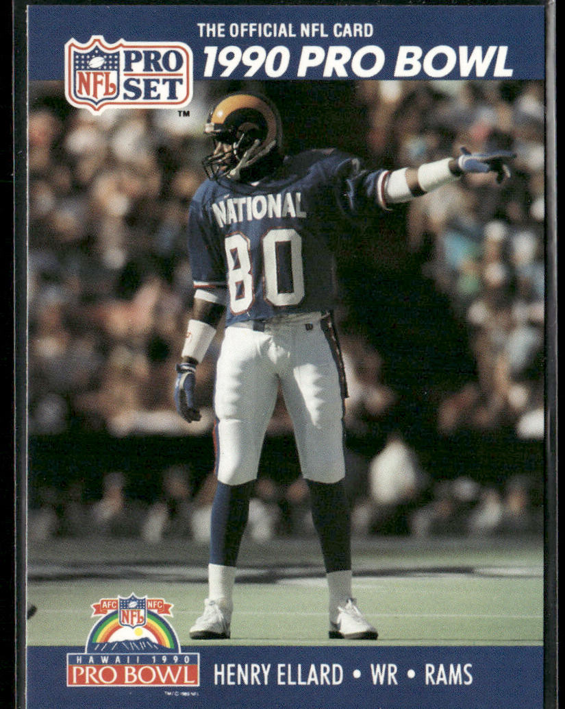 Henry Ellard 1990 Pro Set #388 Los Angeles Rams