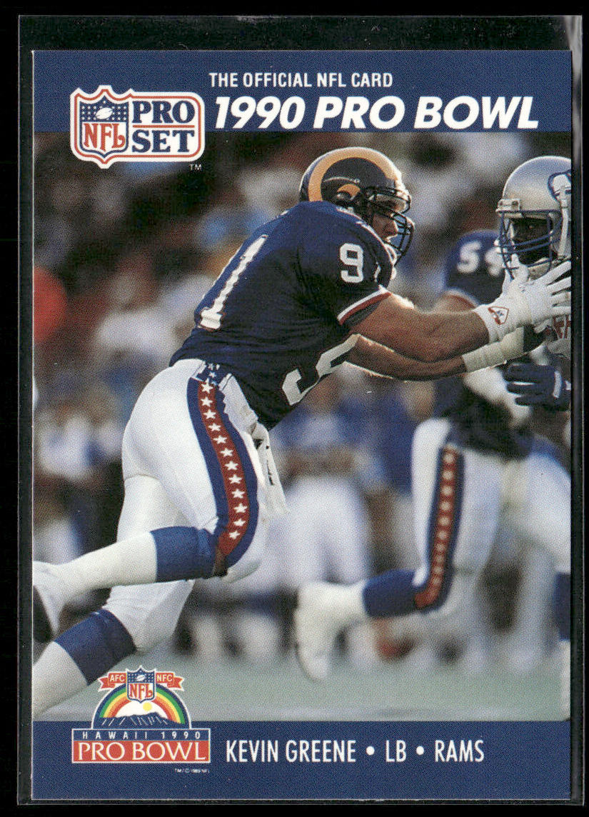 Kevin Greene 1990 Pro Set #392 Los Angeles Rams