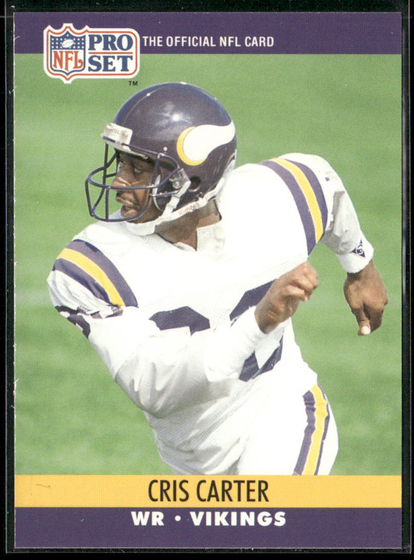 Cris Carter 1990 Pro Set #571 Minnesota Vikings