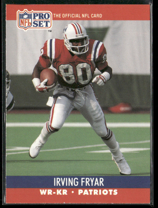 Irving Fryar 1990 Pro Set #576 New England Patriots