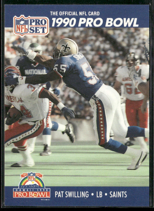 Pat Swilling 1990 Pro Set #420 New Orleans Saints