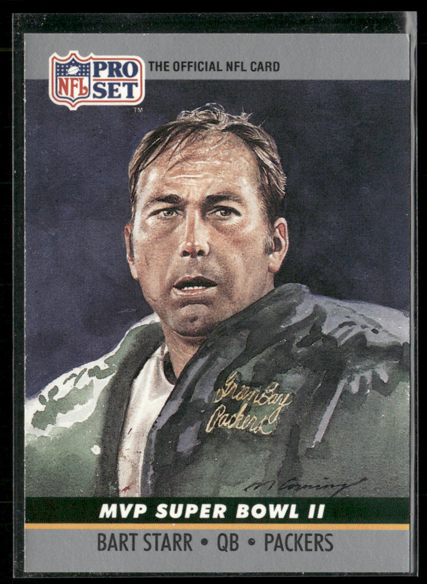 Bart Starr 1990 Pro Set Super Bowl MVP Collectibles #2 Green Bay Packers