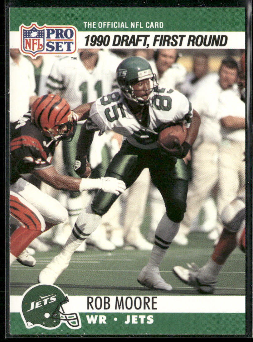 Rob Moore 1990 Pro Set #694 RC New York Jets