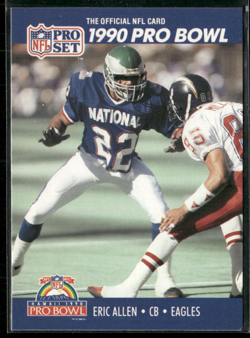 Eric Allen 1990 Pro Set #379 Philadelphia Eagles