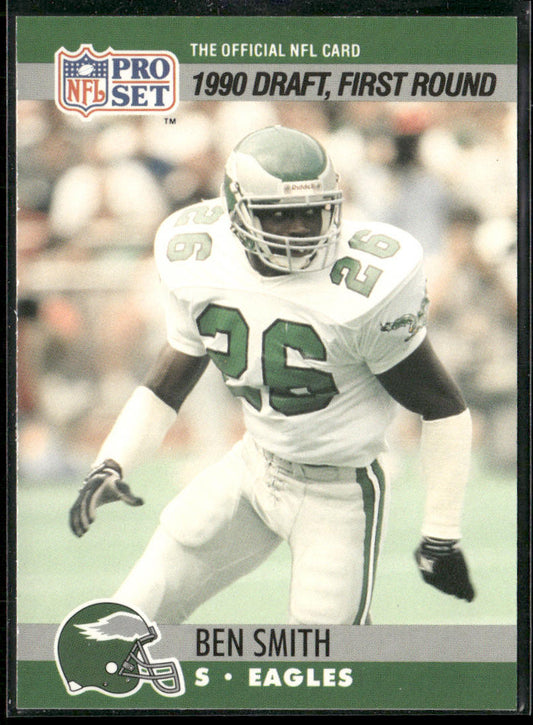 Ben Smith 1990 Pro Set #690 RC Philadelphia Eagles