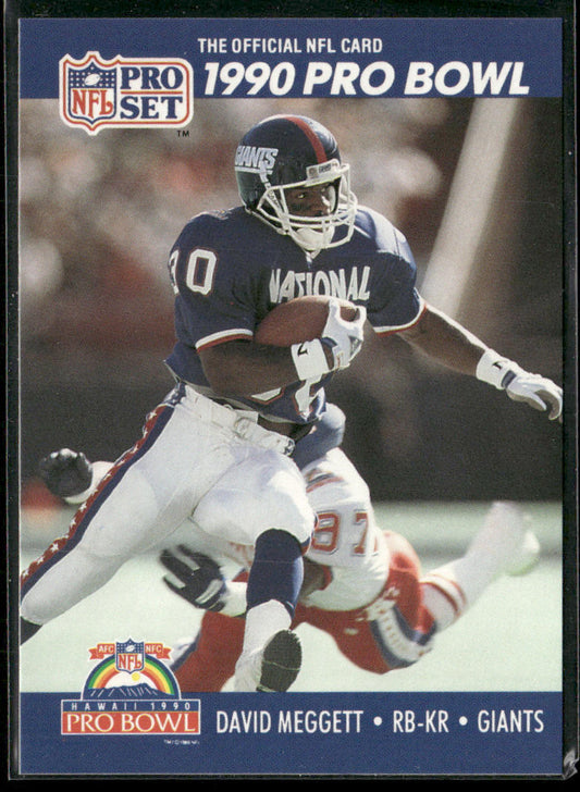 David Meggett 1990 Pro Set #406 New York Giants