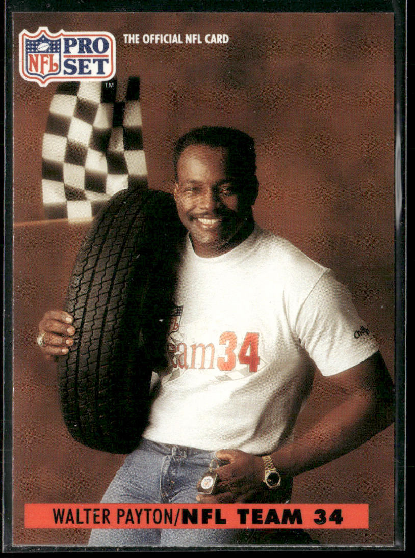 Walter Payton 1991 Pro Set #1 Chicago Bears