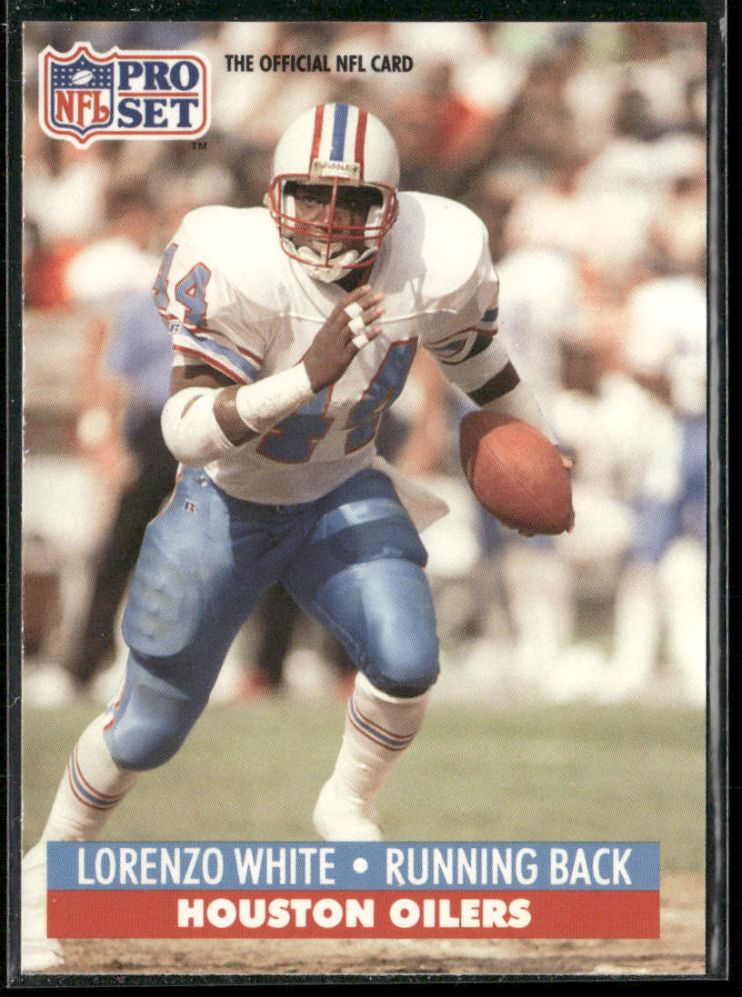 Lorenzo White 1991 Pro Set #170 Houston Oilers
